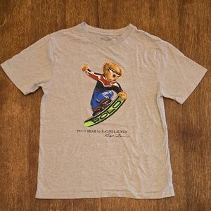 Polo Ralph Lauren Polo Bear Snowboarding Cotton Jersey Tee, Boys Size L 14-16